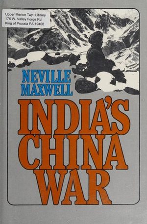 Cover of India's China War